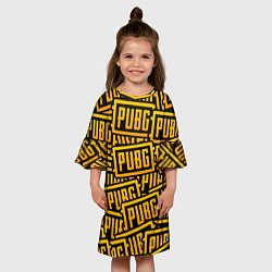 Платье клеш для девочки PUBG Pattern, цвет: 3D-принт — фото 2