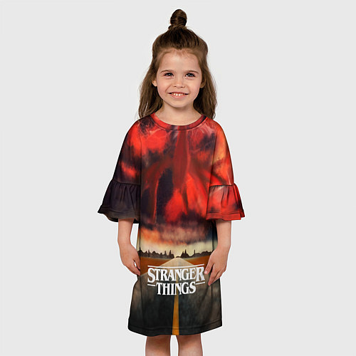 Детское платье Stranger Things: Road to Dream / 3D-принт – фото 3