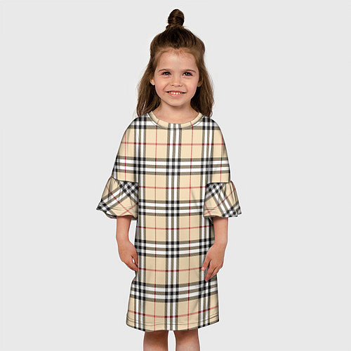 Детское платье Nova check / 3D-принт – фото 3