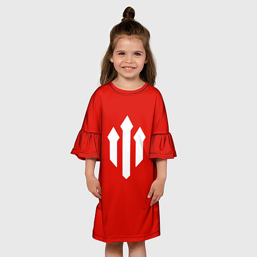 Детское платье Man Utd Red Devils / 3D-принт – фото 3
