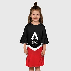 Платье клеш для девочки Apex Legends: Uniform, цвет: 3D-принт — фото 2