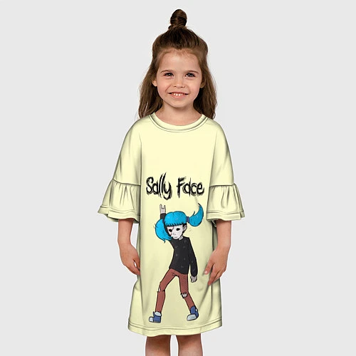 Детское платье Sally Face: Rock You / 3D-принт – фото 3