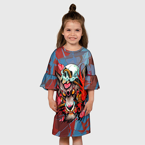 Детское платье Torch / 3D-принт – фото 3