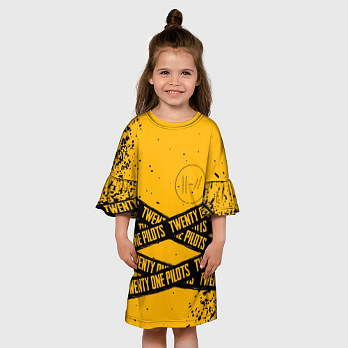 Детское платье 21 Pilots: Yellow Levitate / 3D-принт – фото 3