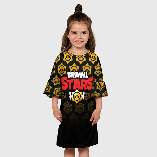 Детское платье Brawl Stars / 3D-принт – фото 3