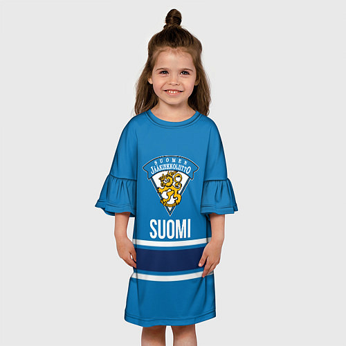 Детское платье Сборная Финляндии / 3D-принт – фото 3