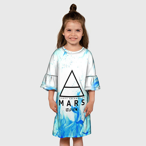 Детское платье 30 SECONDS TO MARS / 3D-принт – фото 3