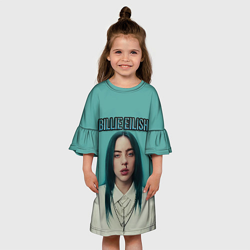 Детское платье BILLIE EILISH / 3D-принт – фото 3