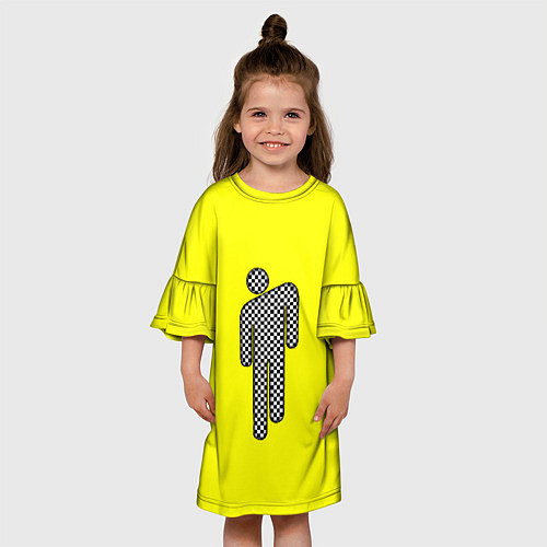 Детское платье Billie Eilish: Grid Manikin / 3D-принт – фото 3