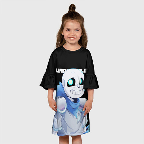 Детское платье UNDERTALE / 3D-принт – фото 3