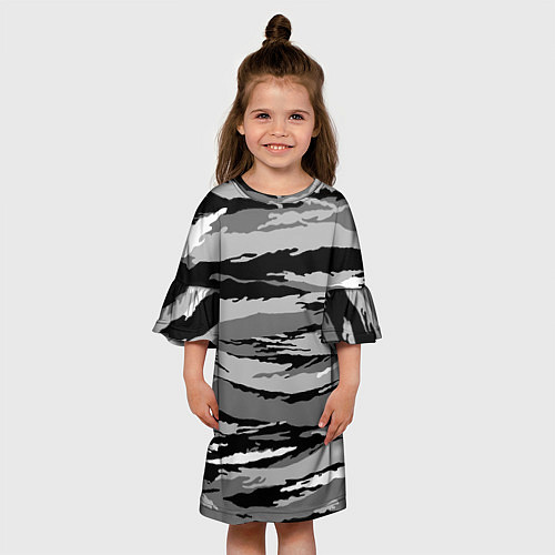 Детское платье ОМОН / 3D-принт – фото 3