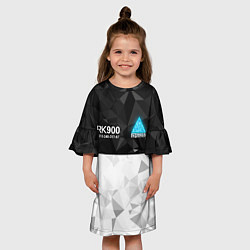 Платье клеш для девочки RK900 CONNOR, цвет: 3D-принт — фото 2