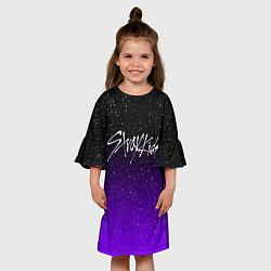 Платье клеш для девочки STRAY KIDS, цвет: 3D-принт — фото 2