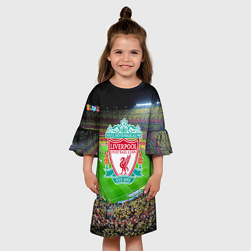 Детское платье FC Liverpool / 3D-принт – фото 3