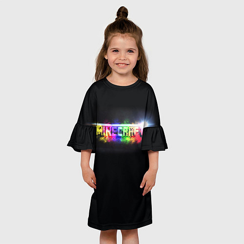Детское платье MINECRAFT / 3D-принт – фото 3