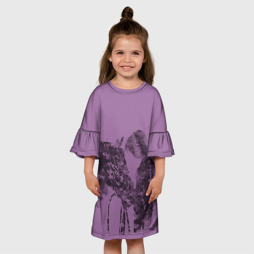 Детское платье Девушка с конем / 3D-принт – фото 3