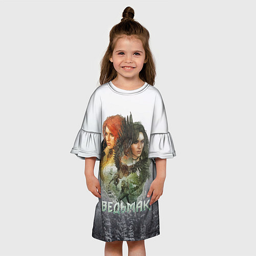 Детское платье Ведьмак: Трис и Йеннифер / 3D-принт – фото 3