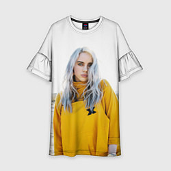 Платье клеш для девочки BILLIE EILISH, цвет: 3D-принт