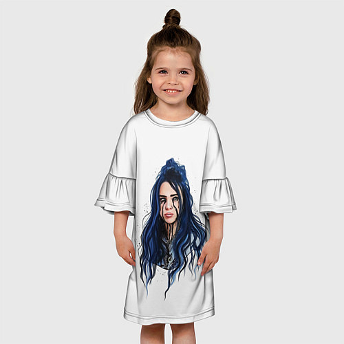Детское платье BILLIE EILISH / 3D-принт – фото 3