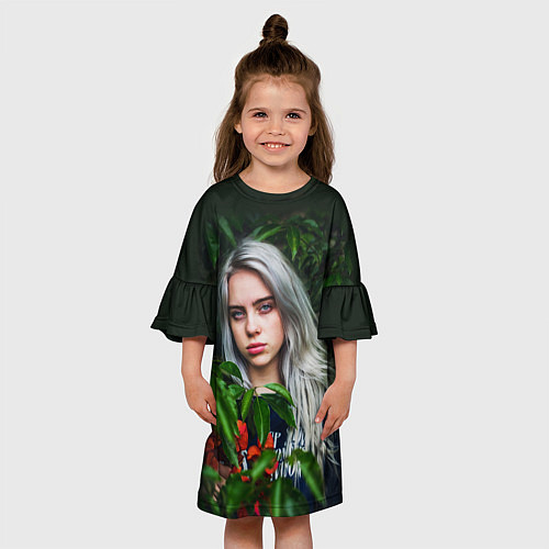 Детское платье BILLIE EILISH / 3D-принт – фото 3