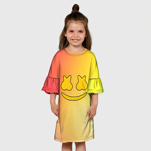 Детское платье МАРШМЕЛЛОУ / 3D-принт – фото 3