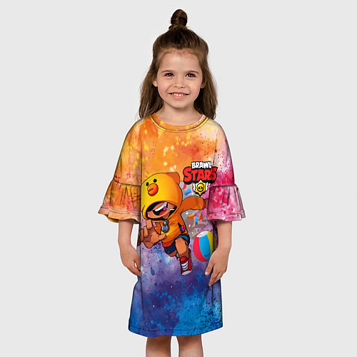 Детское платье Brawl stars / 3D-принт – фото 3