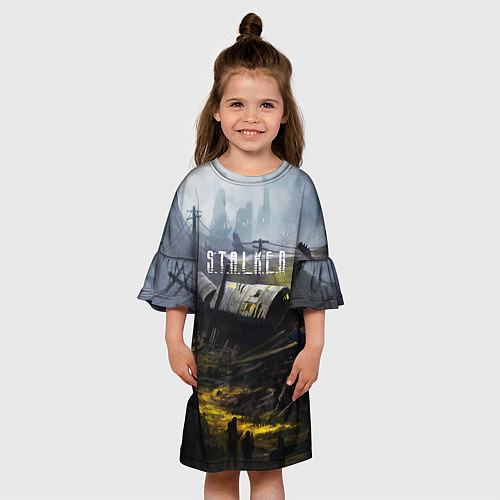 Детское платье СТАЛКЕР / 3D-принт – фото 3