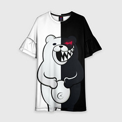 Платье клеш для девочки MONOKUMA, цвет: 3D-принт