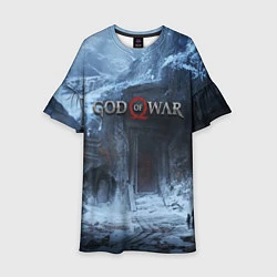 Платье клеш для девочки GOD OF WAR, цвет: 3D-принт
