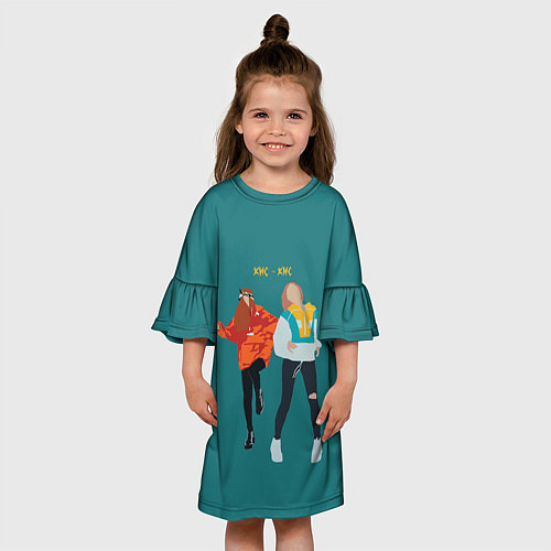 Детское платье Кис-кис / 3D-принт – фото 3