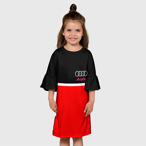 Детское платье AUDI SPORT / 3D-принт – фото 3