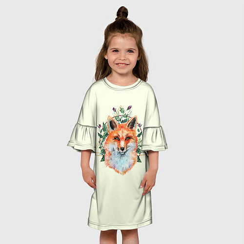 Детское платье Лиса / 3D-принт – фото 3
