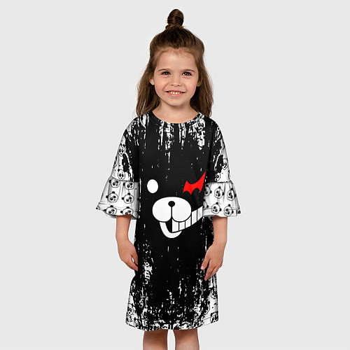 Детское платье MONOKUMA / 3D-принт – фото 3