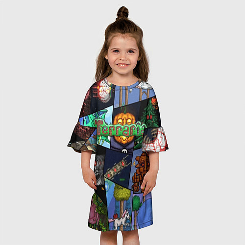 Детское платье Terraria / 3D-принт – фото 3