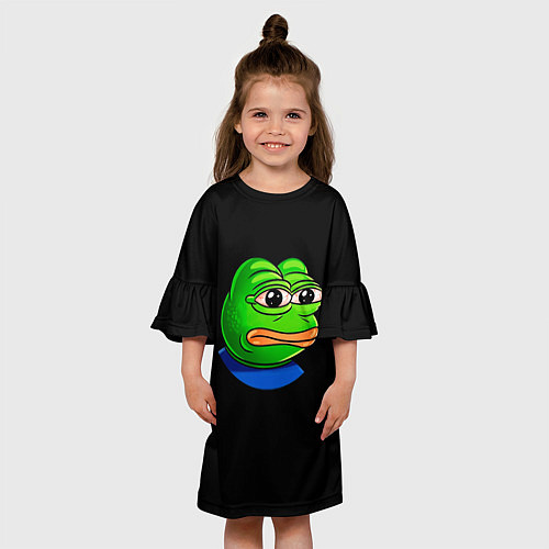 Детское платье Frog / 3D-принт – фото 3