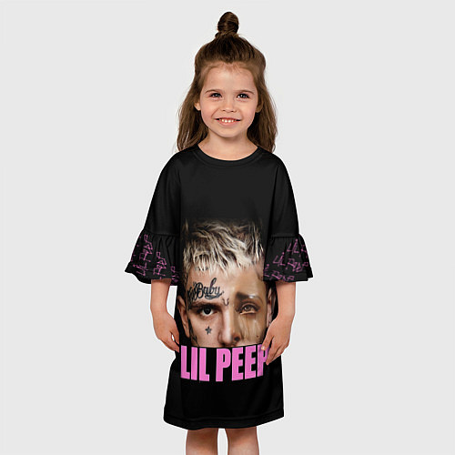 Детское платье Lil Peep / 3D-принт – фото 3