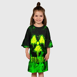 Платье клеш для девочки STALKER 2, цвет: 3D-принт — фото 2