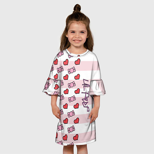 Детское платье LIL PEEP / 3D-принт – фото 3