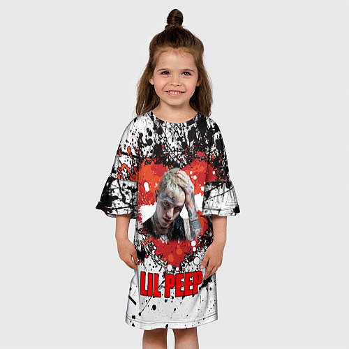 Детское платье Lil Peep / 3D-принт – фото 3