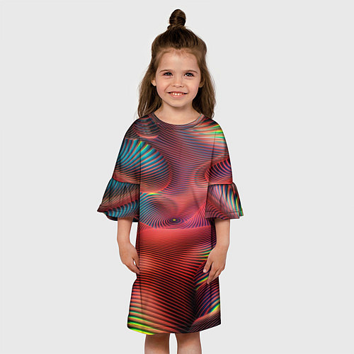 Детское платье Текста / 3D-принт – фото 3