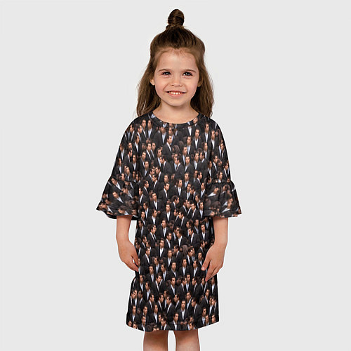 Детское платье Растерянный Траволта / 3D-принт – фото 3