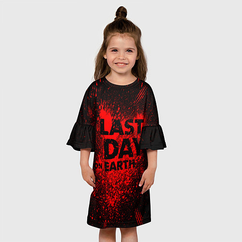 Детское платье Last day on earth / 3D-принт – фото 3