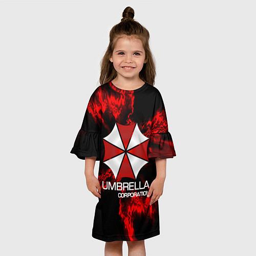 Детское платье UMBRELLA CORP / 3D-принт – фото 3