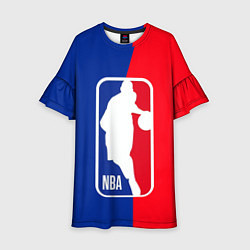 Платье клеш для девочки NBA Kobe Bryant, цвет: 3D-принт