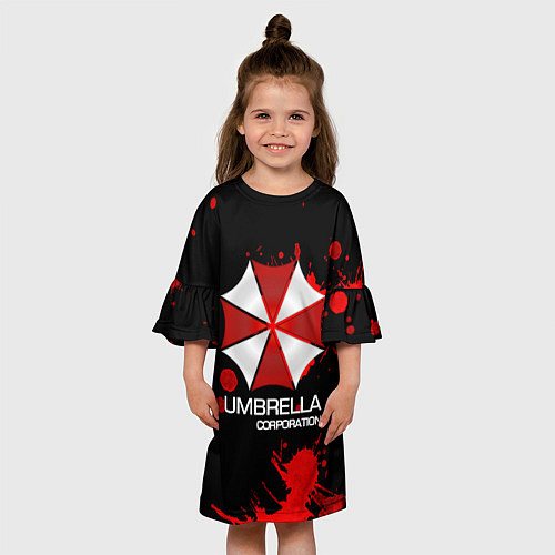 Детское платье UMBRELLA CORP / 3D-принт – фото 3
