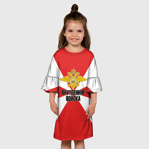 Детское платье Внутренние Войска / 3D-принт – фото 3
