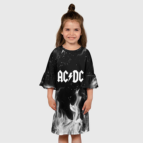 Детское платье AC DC / 3D-принт – фото 3