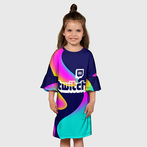 Детское платье TWITCH / 3D-принт – фото 3