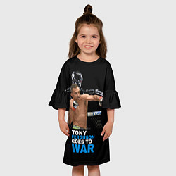 Платье клеш для девочки Tony Ferguson, цвет: 3D-принт — фото 2