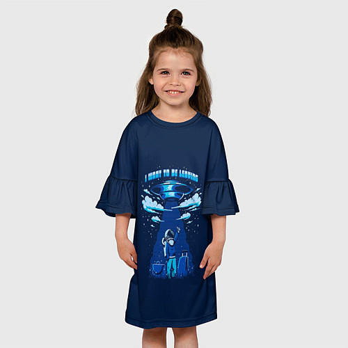 Детское платье Ufo / 3D-принт – фото 3